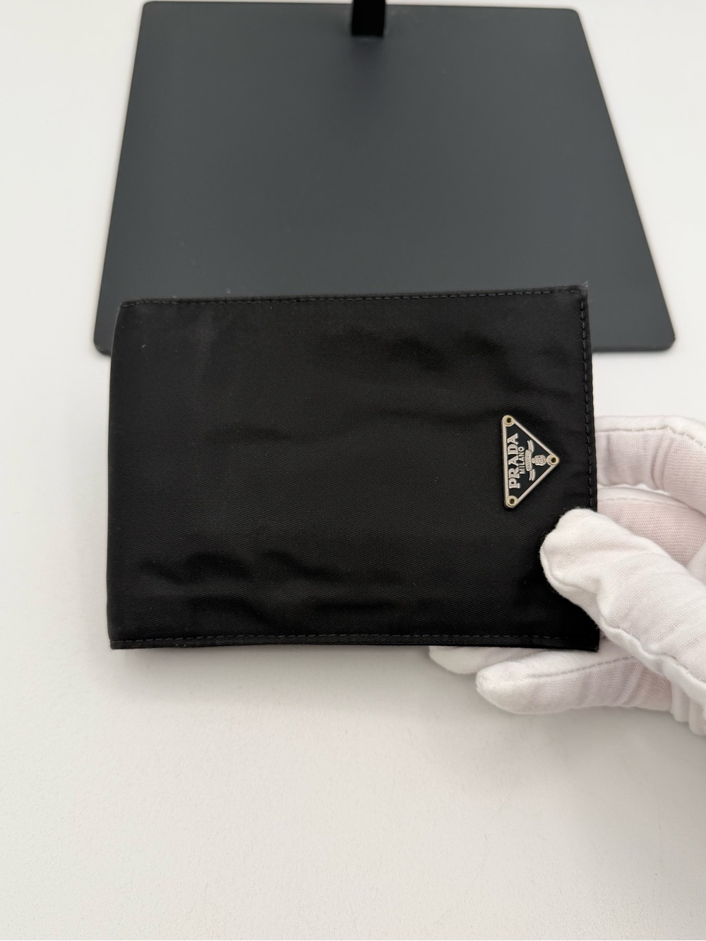 Prada Nylon Bi Fold Wallet